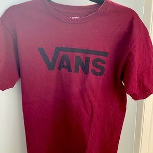 Vans T-Shirt Burgundy